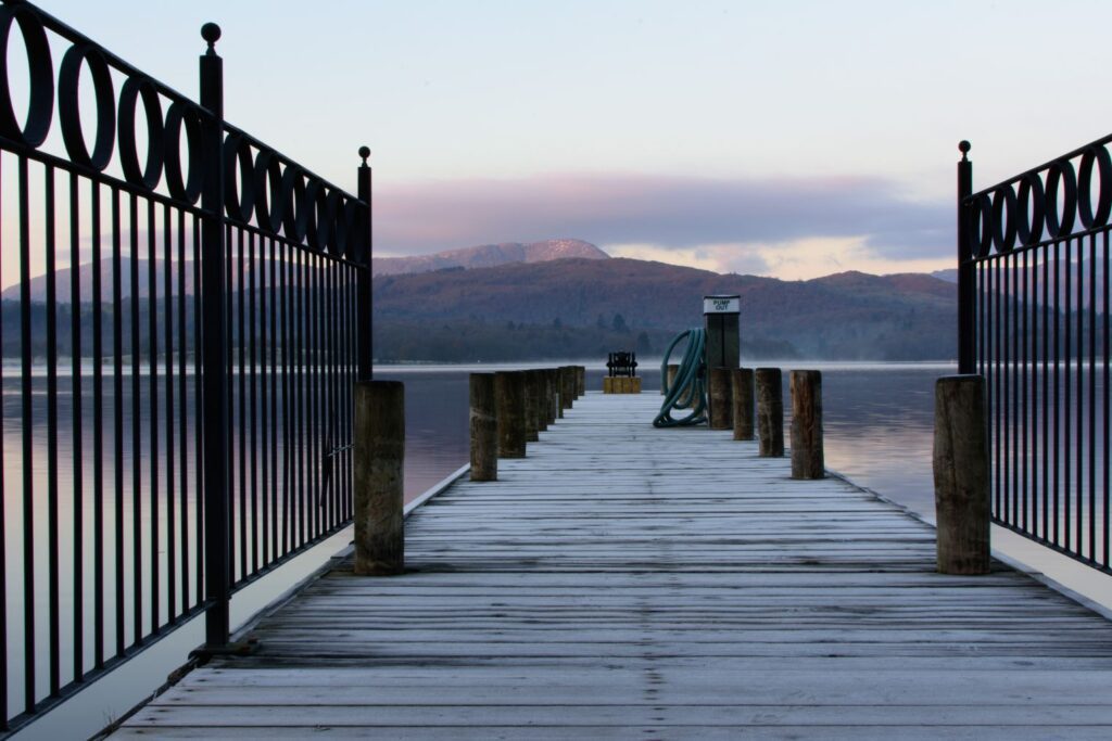 Lake With Fence